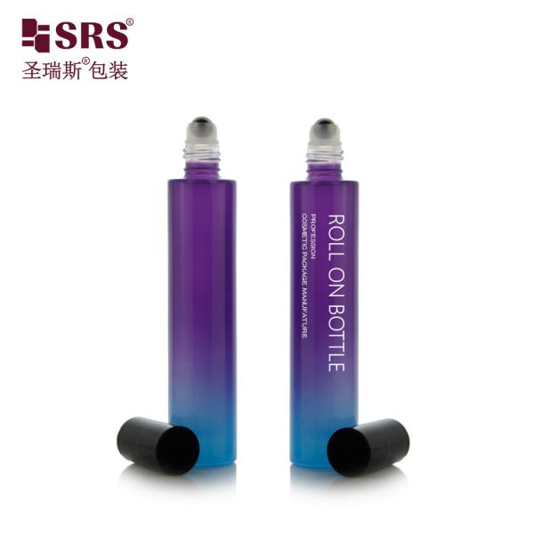 GB1-15ml Essential Oil Roll On Container Gradient Purple Blue Colored Customized