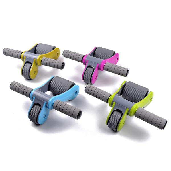 Foldable ABS Workout Kit With Knee Pad AB Wheel Roller 33*26*11cm