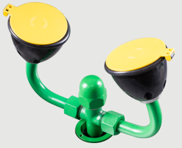 BH30-1011L ducha de emergencia de acero inoxidable lavado de ojos con recubrimiento epoxi