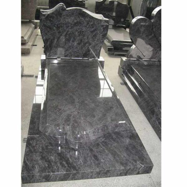 High Quality Modern Design Polished Black Granite Tombstone For Sale