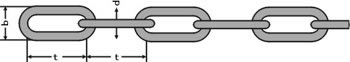 DIN763 British Standard Chain High Strength Long Galvanised Steel Chain
