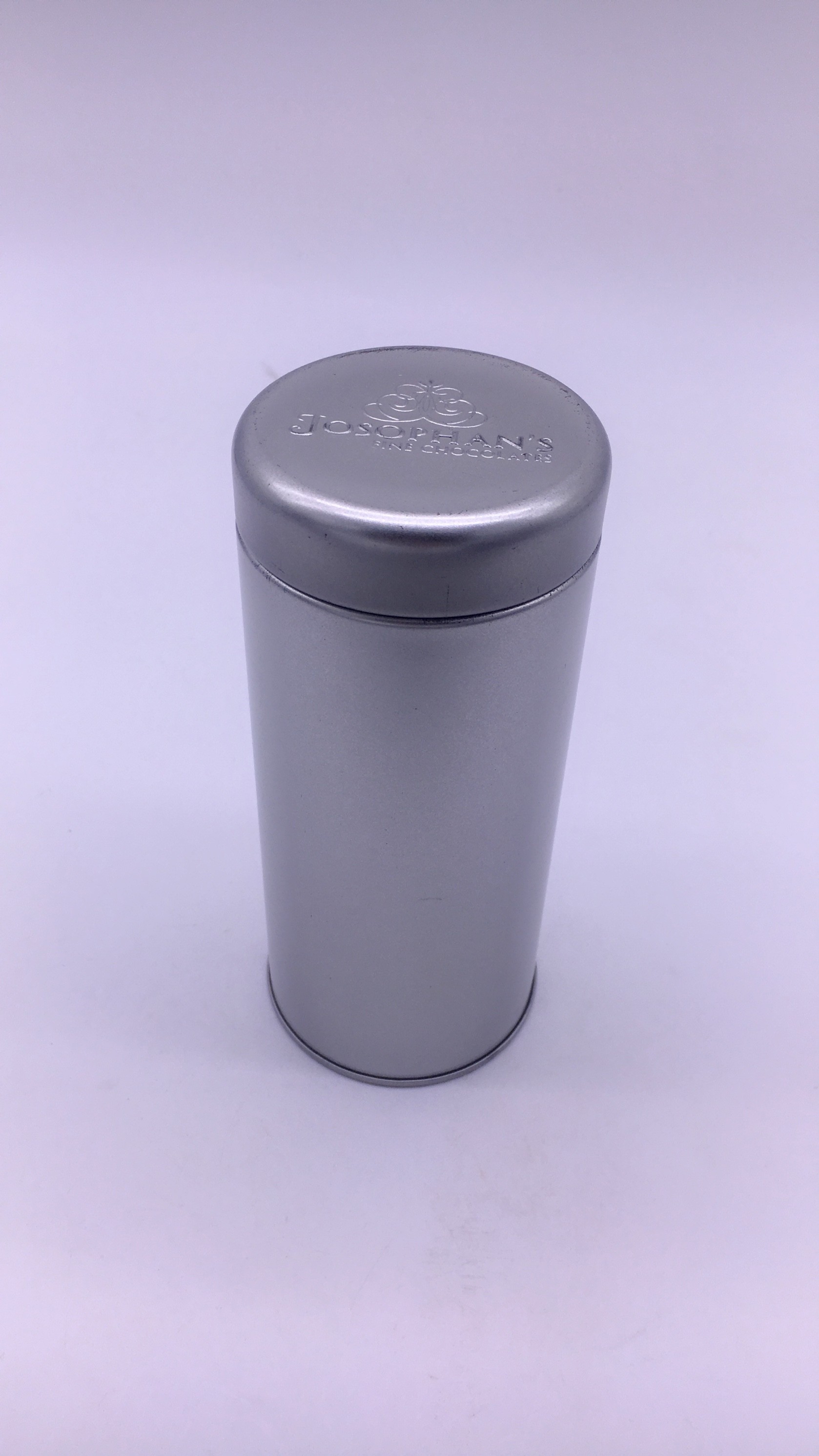 Chemical Round Tin Box For Paint , Cylinder Packaging Child Resistant Round Biscuit Tin