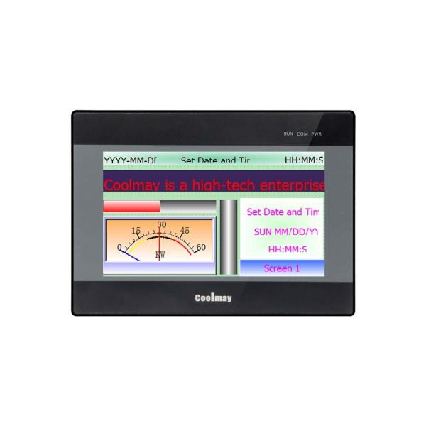 24vdc Input PLC Industrial Touch Screen 7 Inch TFT 32K Step Program