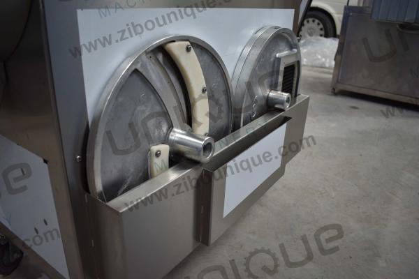 1.55 kw Máquina de corte de vegetais de cabeça dupla para preparação rápida e de refeições em restaurantes
