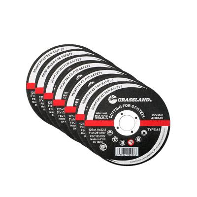 125X1.2X22mm 5 finamente moedor de ângulo Cutting Discs de 1mm