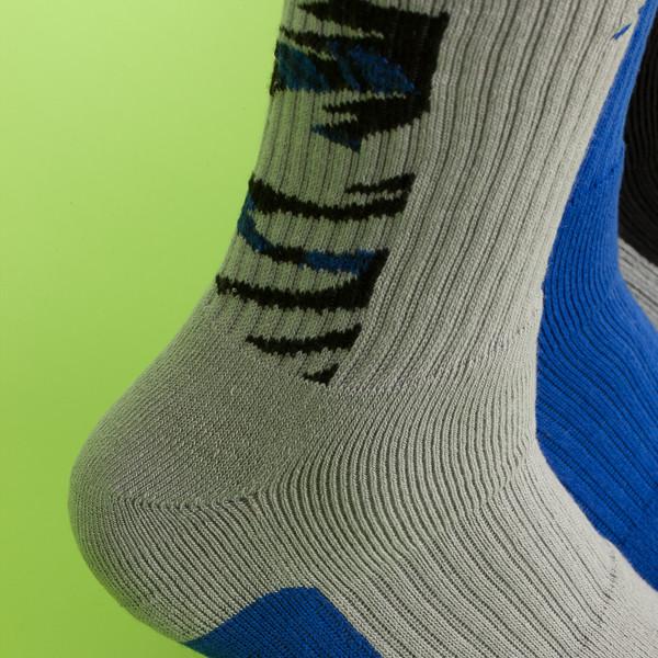 Blue / Grey Cotton Mens Below Ankle Socks , Breathable Summer Nylon Ankle Socks
