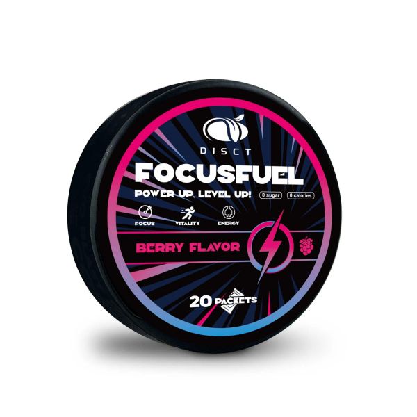Organic Mushroom Blend & L-Theanine Enhanced Nootropic Energy Pouches Sugar Free Formula