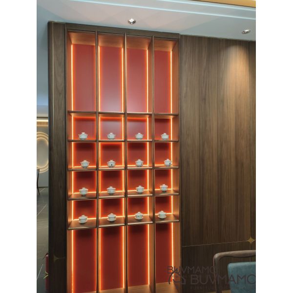 Manufacture Customized Interior Wood Wall Cladding Panels Hotel Fixed Furniture for Hotel/Apartment/Villa/Resort