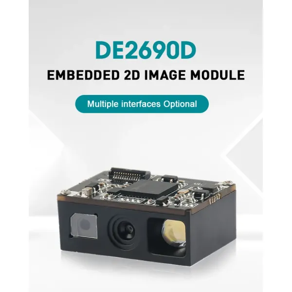 Embedded 2D Barcode Scan Engine with 1280*480 Resolution and 1 Million Pixel CMOS Sensor