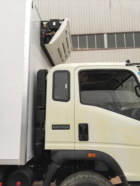 CCC / BV Refrigerated FRP Sandwich Panels Box Truck 95 hp Euro IV for meat and fish