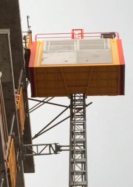 Altura de levantamento máxima Consumptive 250/400 M* da grua da cremalheira e do pinhão da baixa energia