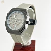 Montres à quartz pour hommes minimalistes à échelle d'aiguille à bâton trois yeux six aiguilles imperméables à l'eau