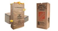 Épaisseur faite sur commande de doublure de sacs en papier recyclables extra larges de pelouse