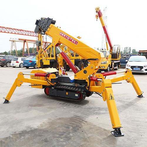3 Ton Spider Cranes 9 Meters Ground Lift Mini Lifting Machinery Movable