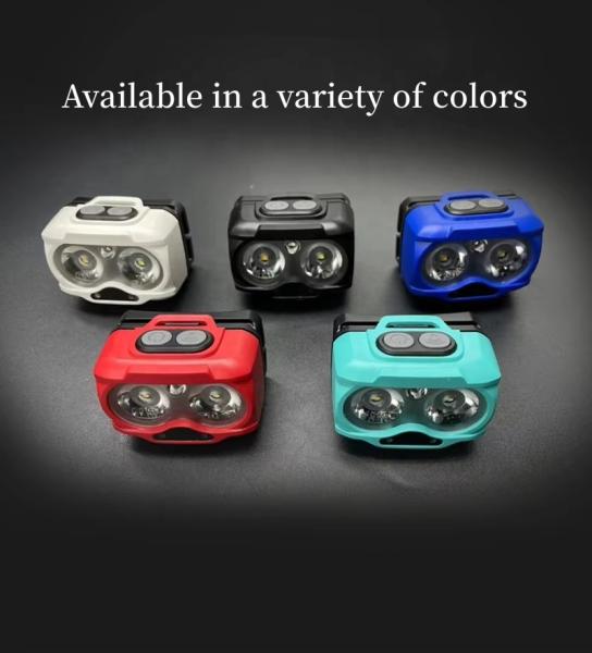 Factory Sales Outdoor LED Lighting Tools Camping Emergency Lamp Replaceable Rechargeable Battery Super Bright Head Lamp