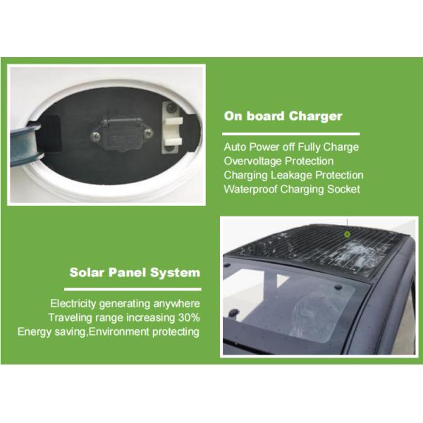 China manufacture cheap price electric car 4 wheels 3 seats new energy electric vehicle with center drive