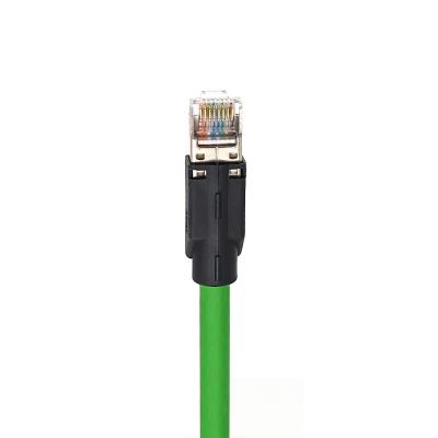 IP20 RJ45 Connectors Pre Assembled Cable Industrial Ethernet Connector