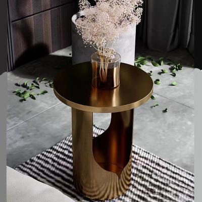 Minimalist Nordic Style Side Table ,  Brushed Nordic Round Coffee Table
