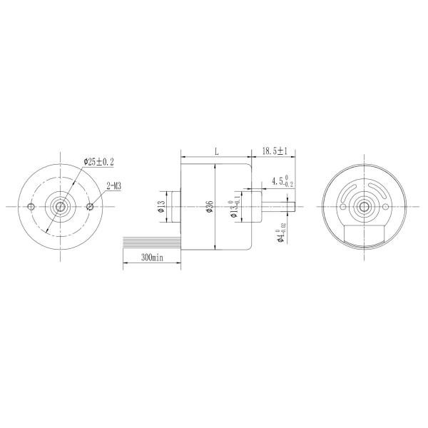 36CBL Серия Экономический BLDC Мотор 24V 4800RPM Для электроинструмента
