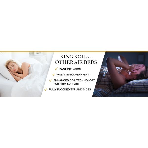 Travel Camping Low Air Mattress Blue Color Flocked Surface 13 . 6KG Gross Weight