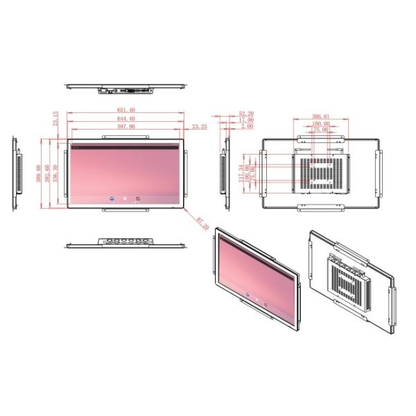 27-Inch Android Display for Gaming Systems and Entertainment Centers