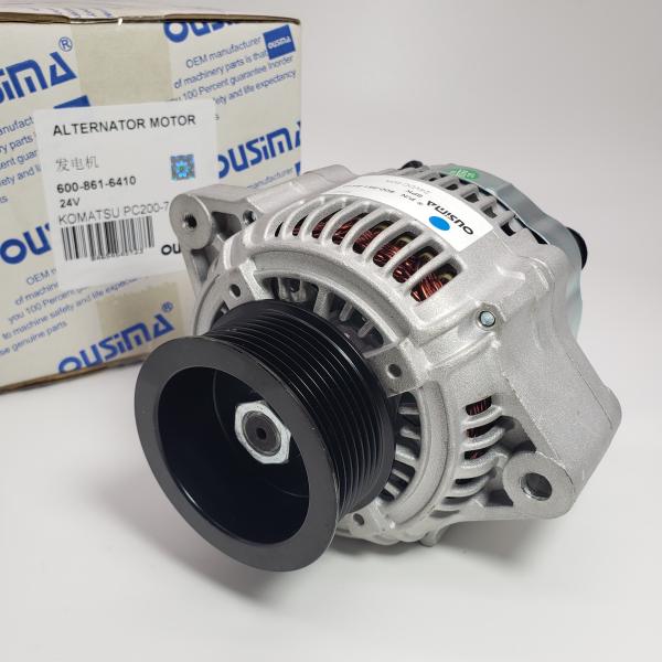 600-861-6410 Alternator Assembly For KOMATSU PC200 PC220 S4D102E SA6D102E SAA6D102E