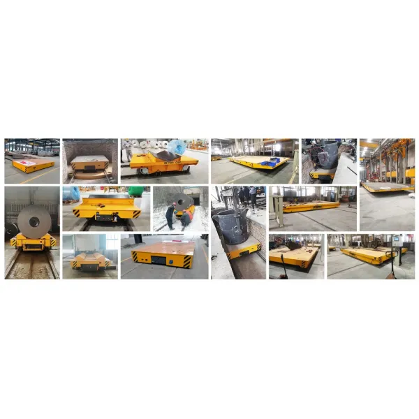 Heavy Duty Omnidirectional Transfer Cart with Automatic Safety Stop Function