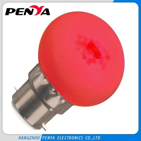 AC 120/230V ampoule LED en plastique RVB avec lampes E27 1W haute puissance