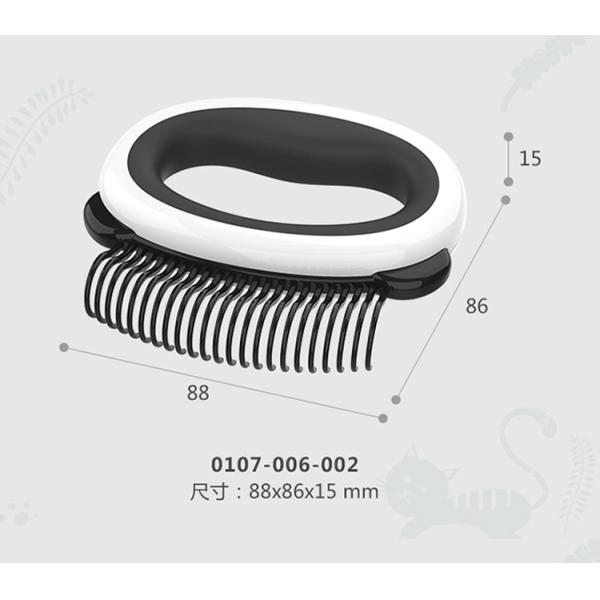 White Dog Grooming Brushes And Combs 7 In 1 Pet Grooming Set Cats Knotted