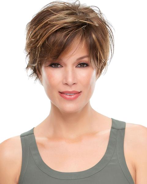 New Style Normal Lace Short Synthetic Wigs Heat Resistant Machine Made