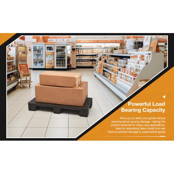 Factory Heavy Duty Grid Tianzi Forklift Logistics Warehouse Moisture Proof Plastic Pallet Recycled Black Plastic Pallet Black Color For Export Disposable Cheap Plastic Pallet Light Duty