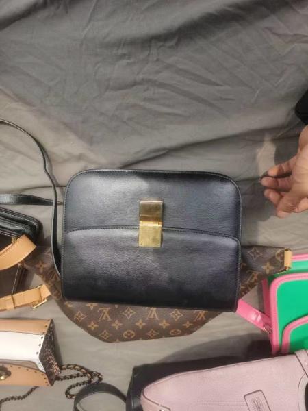 Zipper Pocket Branded Second Hand Luxury Bags With Strap Length 30-50cm
