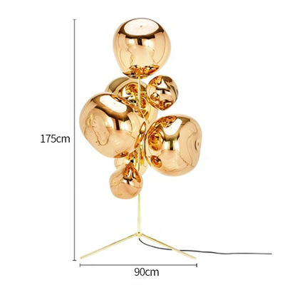 Postmodern Creative Melt floor lamps Acrylic LED lamp Lava Irregular Standing tripod lamp(WH-MFL-30)