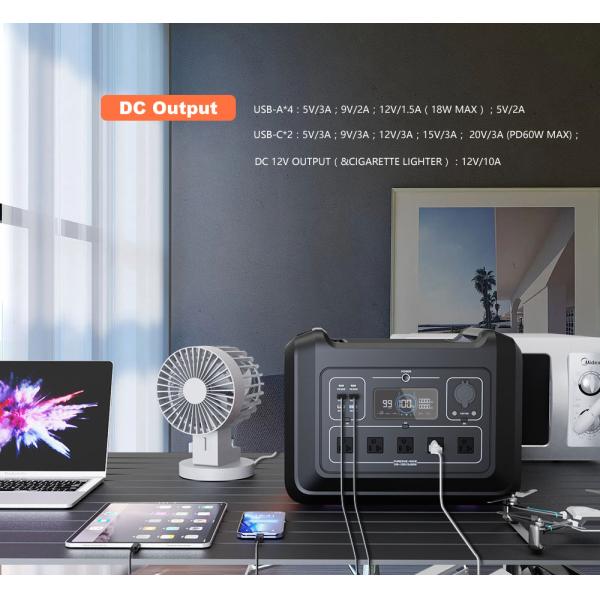 на открытом воздухе располагаясь лагерем портативный банк 48V 2232Wh солнечной энергии 2400W