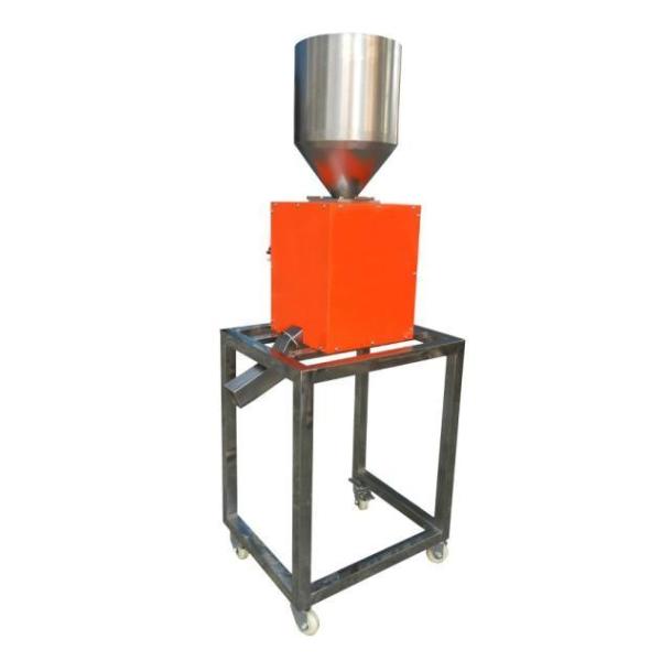 Stainless Steel Pipe Gravity Feed Metal Detector Machine With Infrared Rejector Device