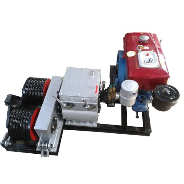 Пулер ворота кабеля ворот барабанчика 5 тонн приведенный в действие двигателем дизеля двойной