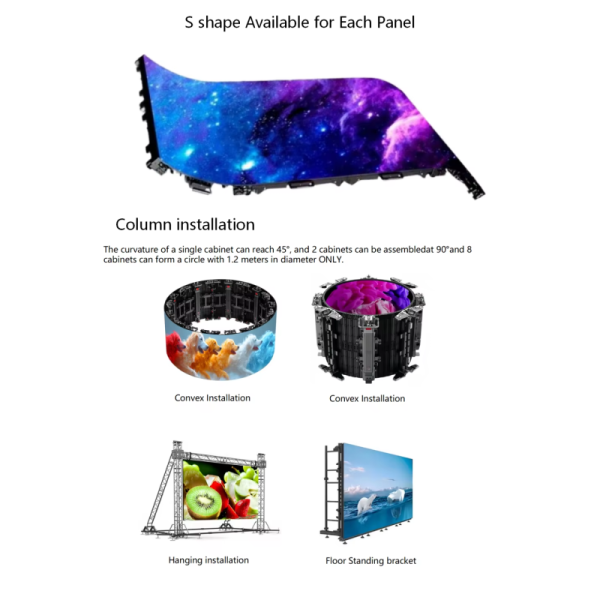Die-casting Aluminum Indoor Renting LED Video Wall Full Color Energy Saving Technology for Rental Event Digital Displays