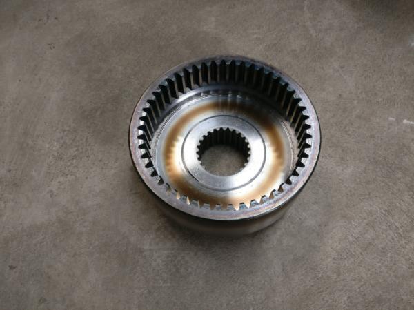 Black Anti Wear Mechanical Gear Ring Mini Loader Parts