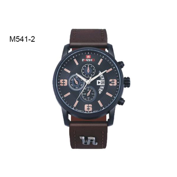 Men's Quartz Watch Fashion Casual Dial Clock Leather Wrist Watch M541
