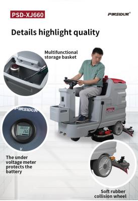ISO Gym Floor Scrubber Cleaning Machine For Industrial