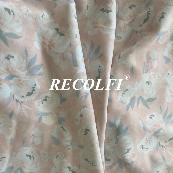Flower Printing Sustainable Women's Activewear High Elastic Dyeing