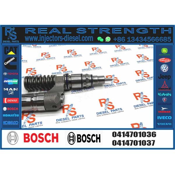 Construction Machinery Parts Common Rail Diesel Fuel Injector 0414701036 0414701061 Nozzle 1730888 0 414 701 036 for DC9 Engine