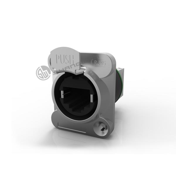 Audio Ethernet Chassis Connector Electrical Rj45 8 Pin Connector