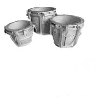 Productos moldeados de plata Roto macetas de plástico macetas de plantas de flores macetas moldeadas de rotación