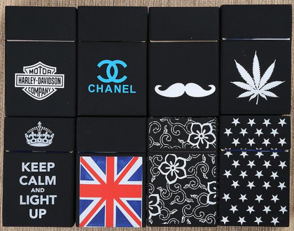 Cute Silicone Rubber Personalised Cigarette Case Custom Logo For Cigar