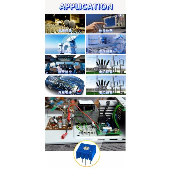 3386P-1-103 10K 1k 2k 5k 10k 20k 0.5W 1/2W PC Ключи через отверстие Тример Потенциометр Сермет 1 Поворачивание верхней регулировки