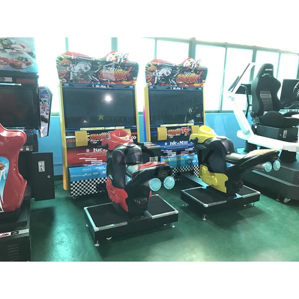 TT Moto 42 Inch Motor Racing Game Machine / Coin Operated Arcade Driving Simulator