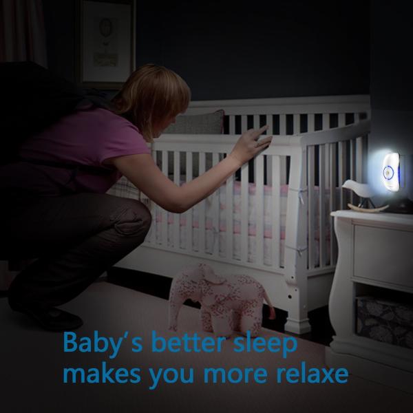 Smart Night Light PIR Motion Sensor Control Cold White Body Induction Mini Lamp Plug-In Sensor Light