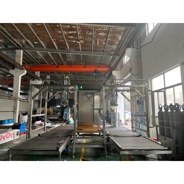 Customized SUS304/316 20-1000L BID Bag In Drum Aseptic Filling Machine For Juice/Jam/Pulp Ton Box Filler With PLC