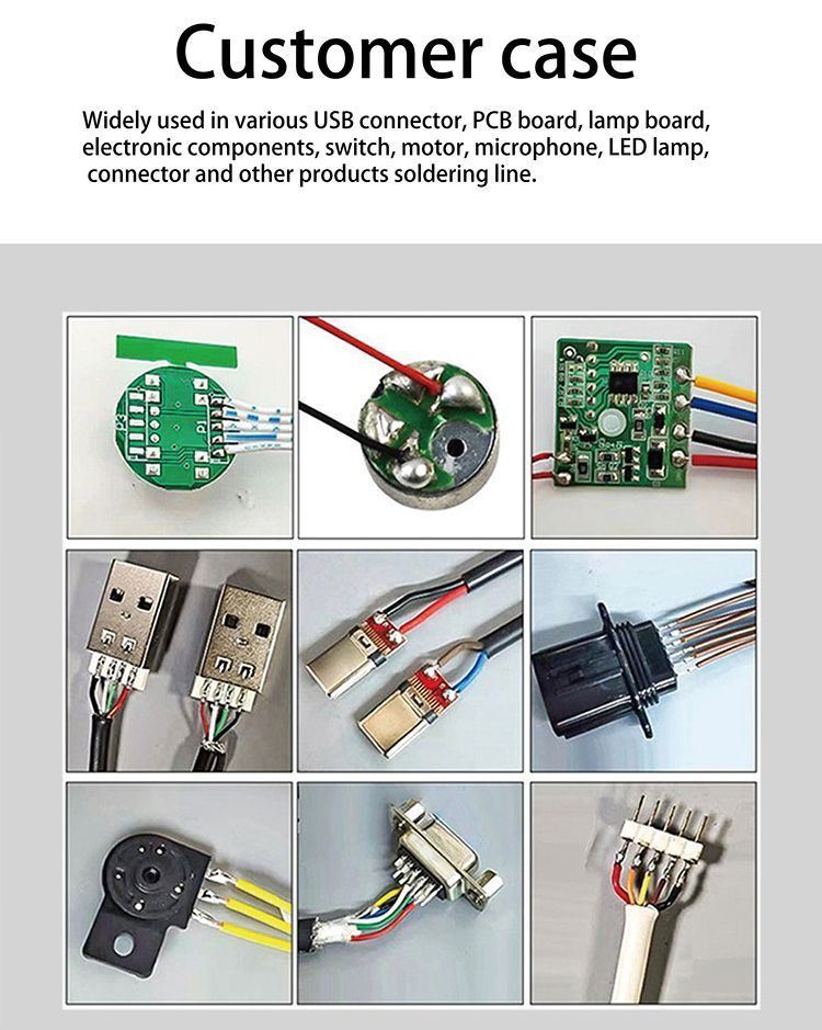 Сцепление полуавтоматическая сварка для USB линии данных световой точки ПКБ